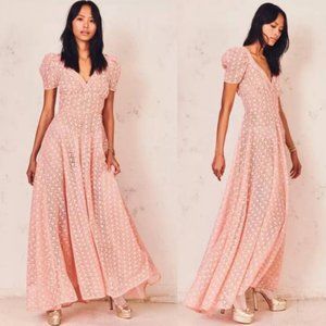 LoveShackFancy Castella Maxi Dress NWT